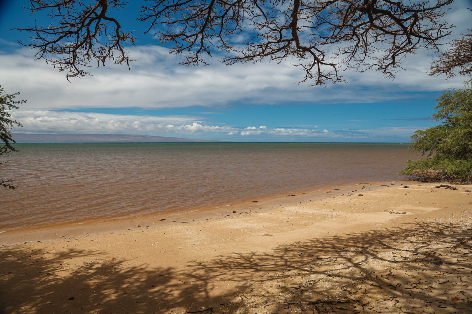 Kakahai'a Beach Park on Molokai's south shoreline.