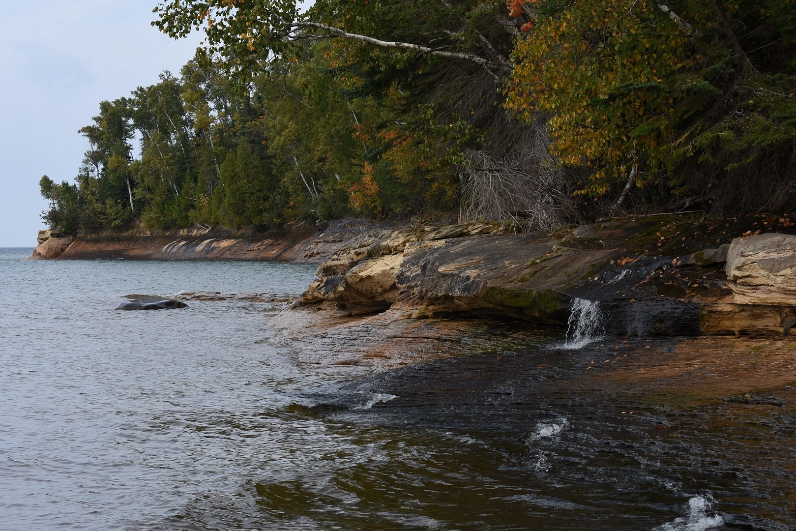 Elliot Falls at Pictured Rocks National Lakeshore.