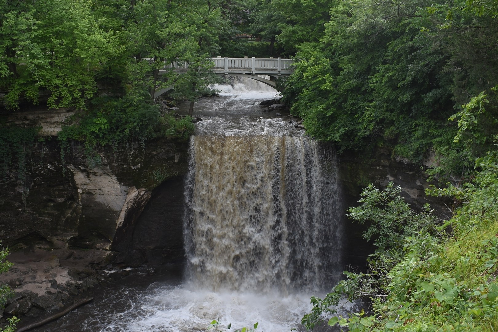 Lower Minneopa Falls.