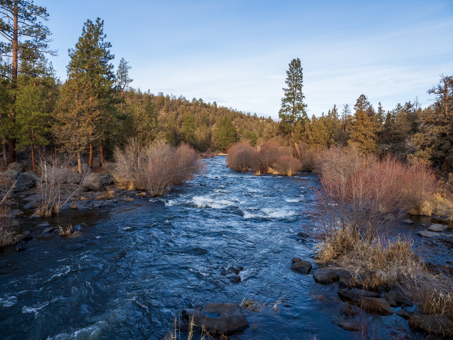 The Deschutes river.
