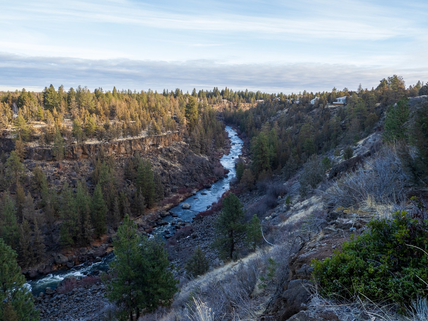 The Deschutes River from Archie Briggs Canyon Natural Area.