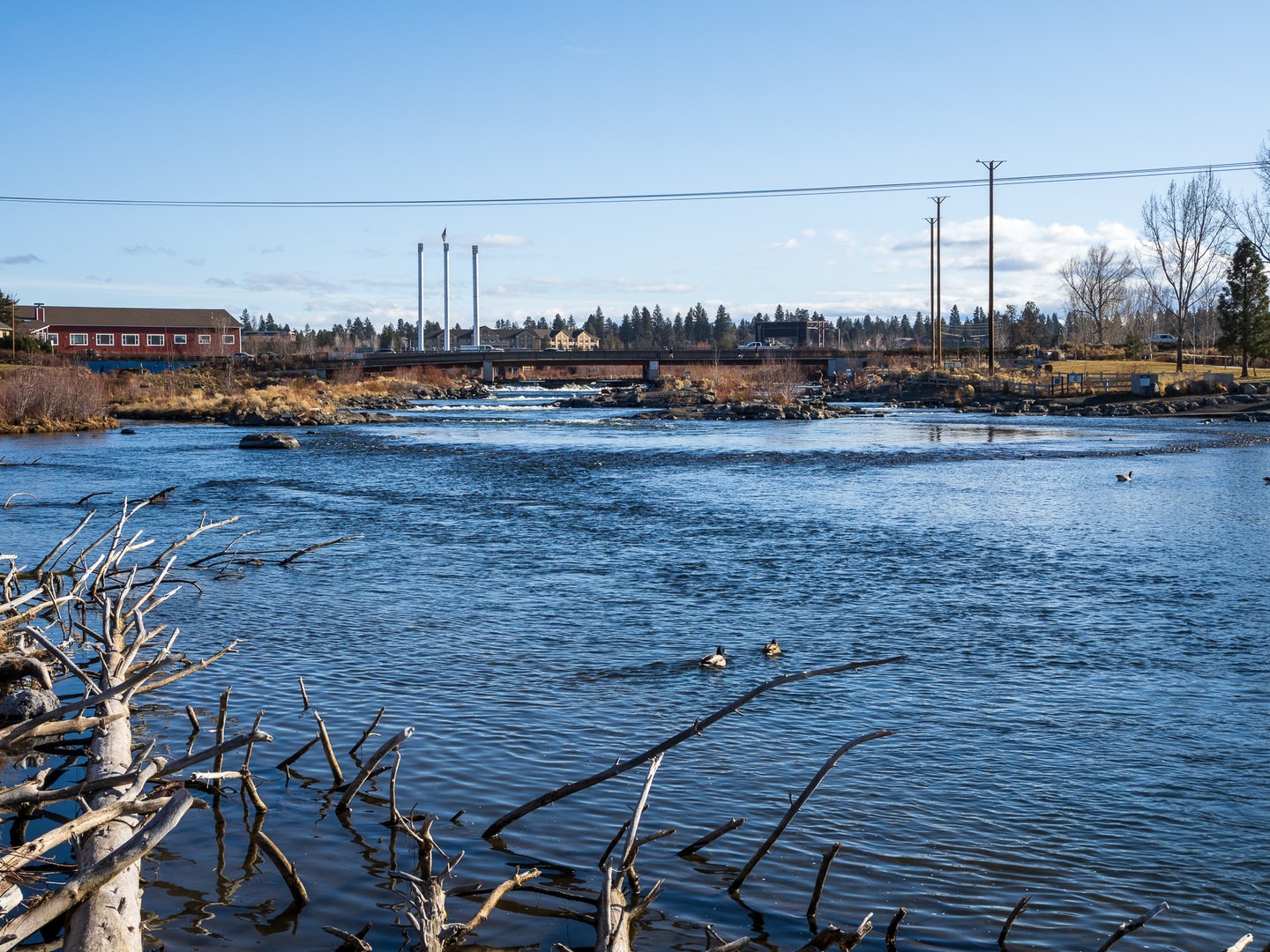 The Deschutes River.