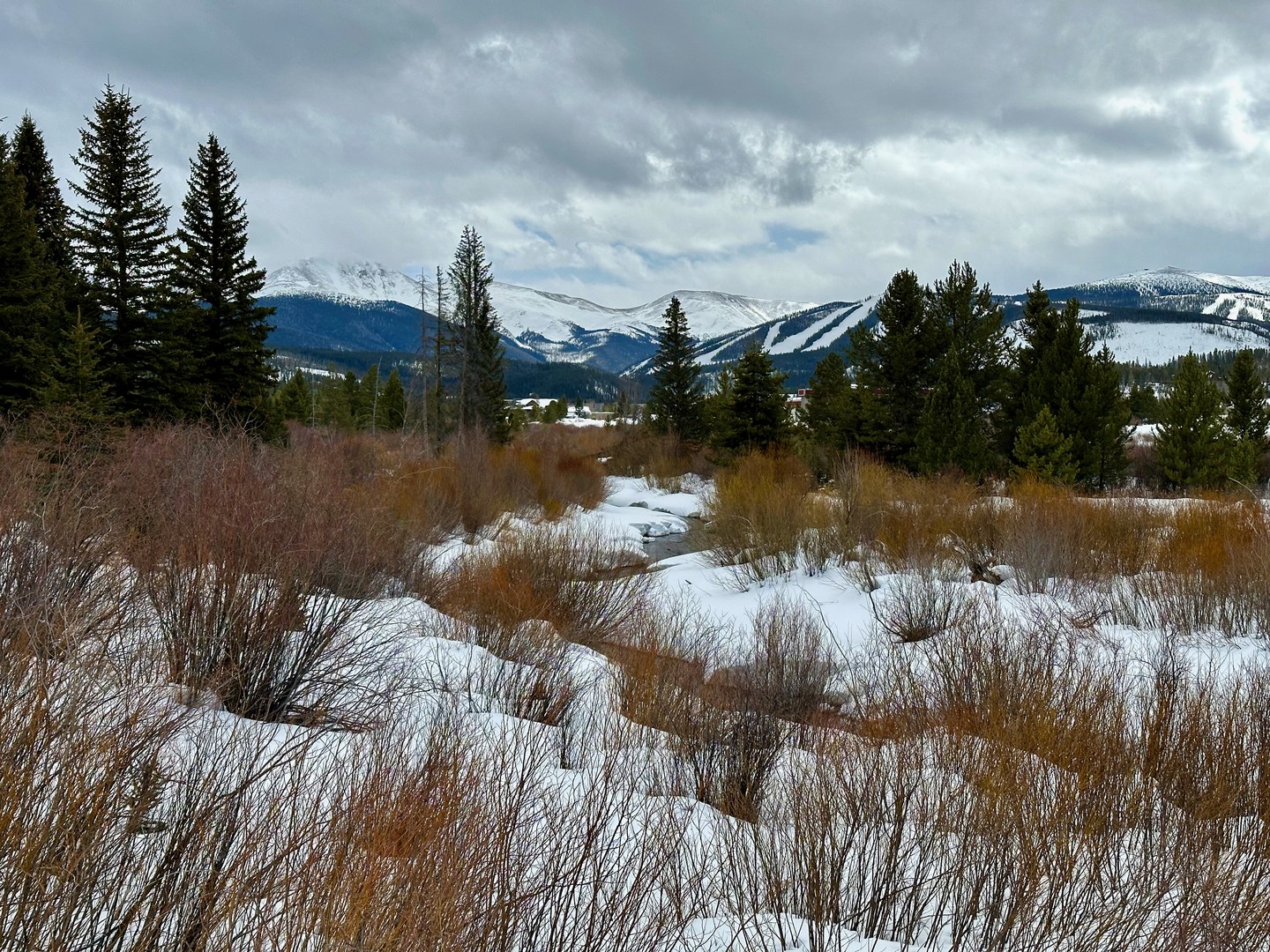 Great views of the Fraiser River and Winter Park Ski Resort in the distance.