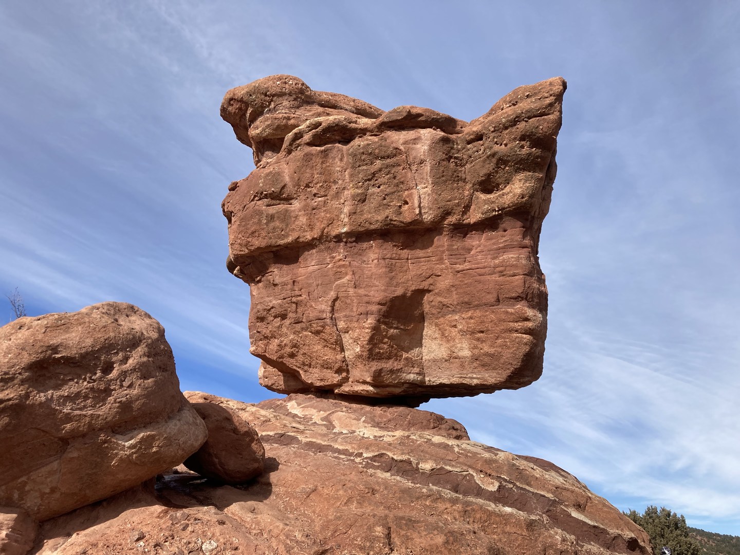 Balanced Rock at Garden of the Gods.