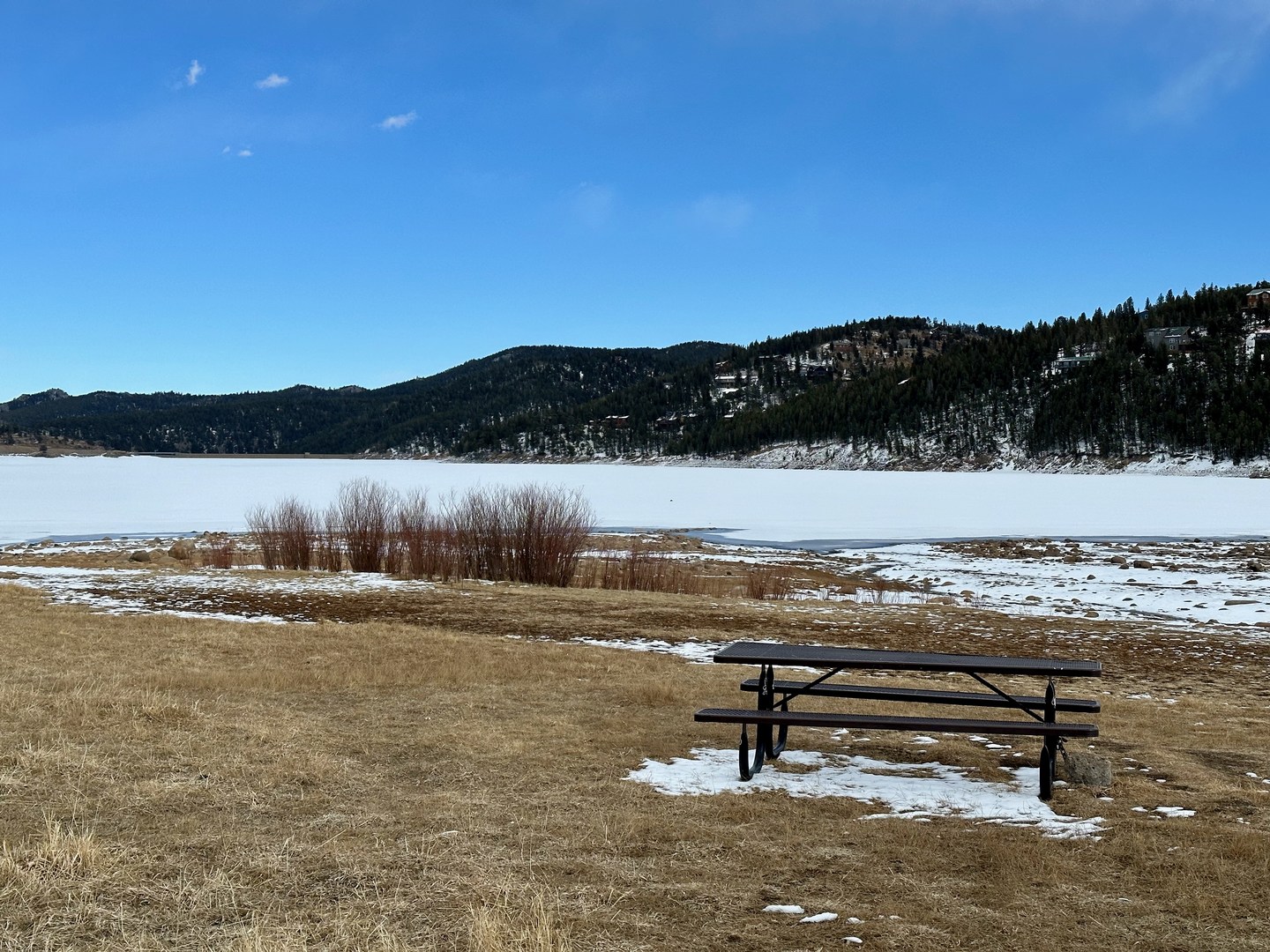A picnic spot near the reservoir.