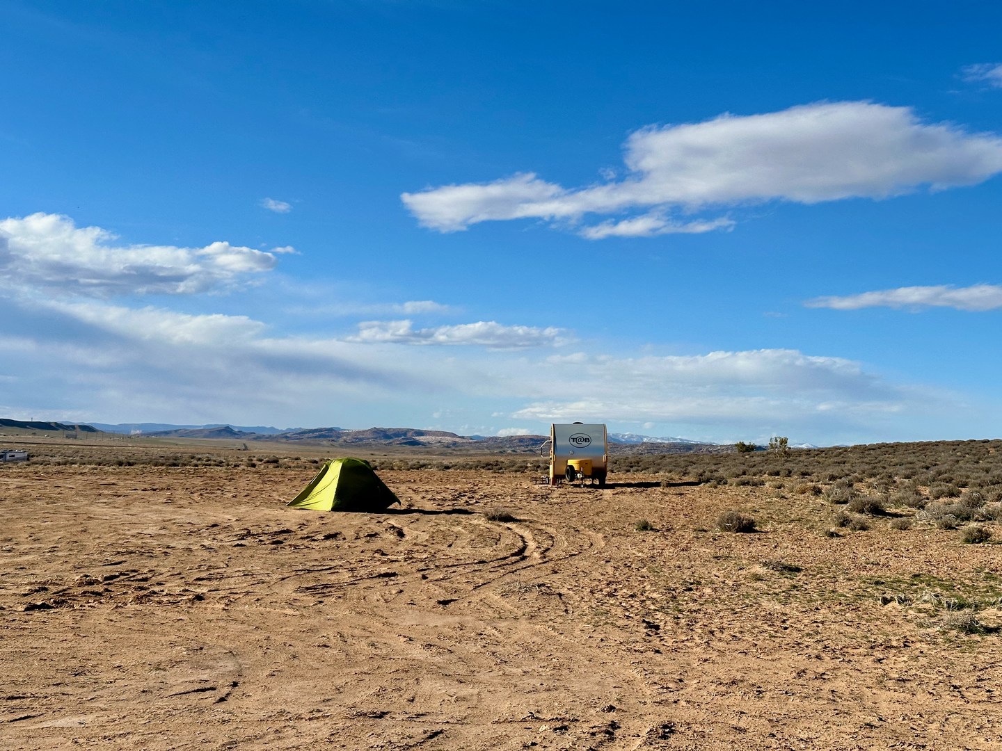 A typical campsite.