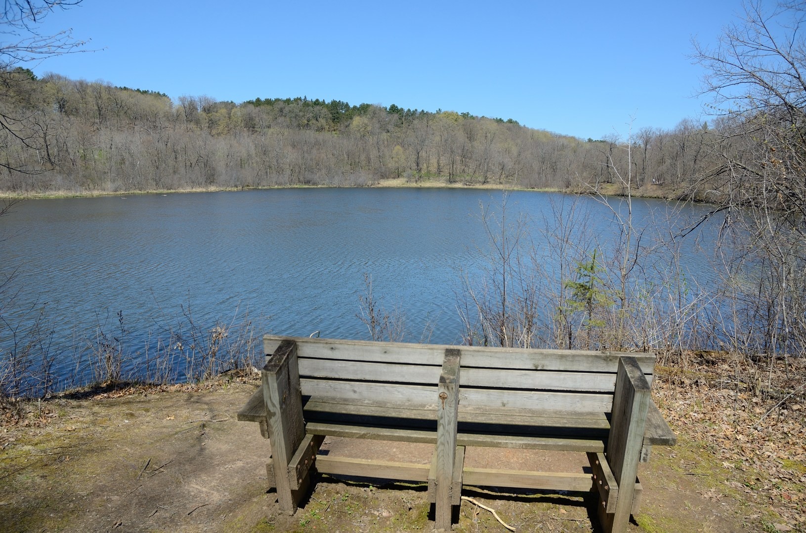 Alice Lake in William O'Brien State Park.