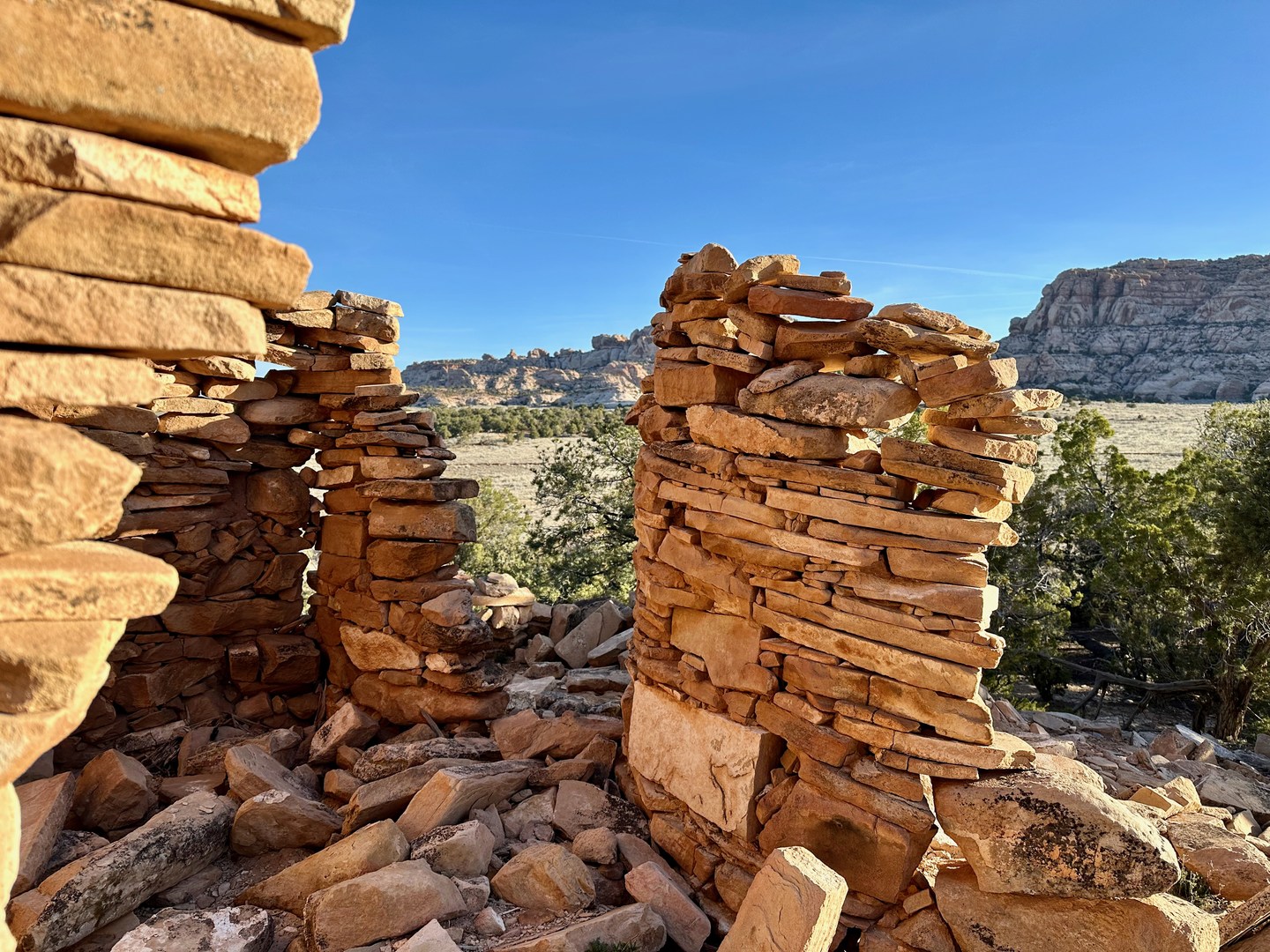 Native American ruins in Beef Basin.