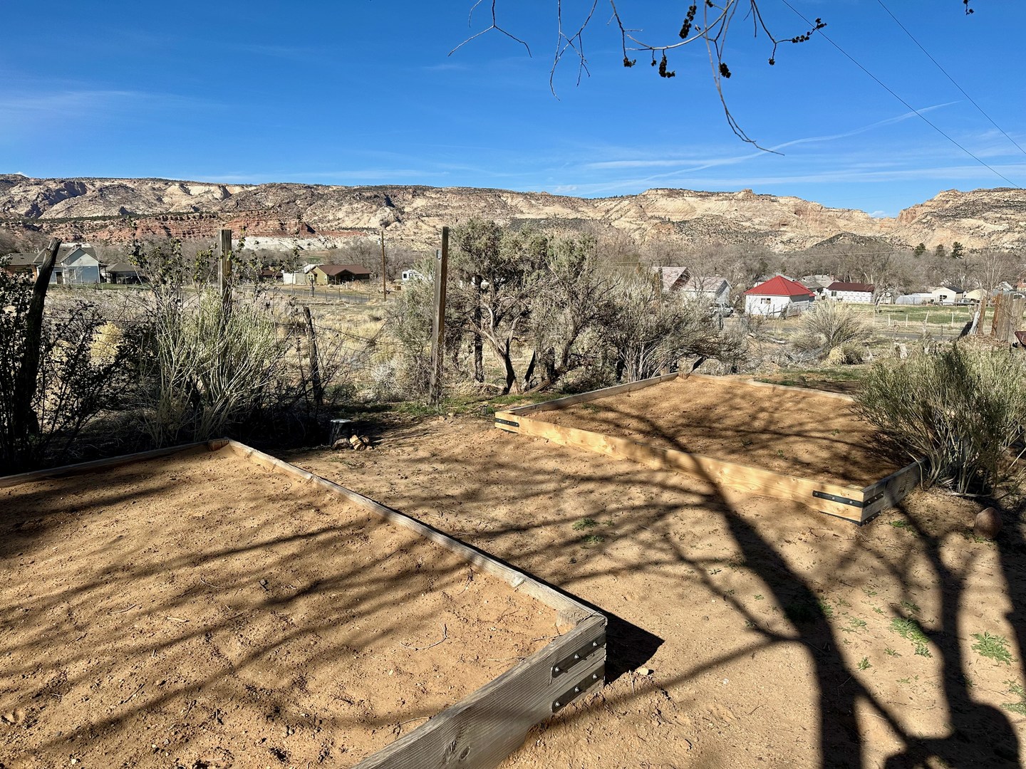 Tent sites at Escalante Outfitters.