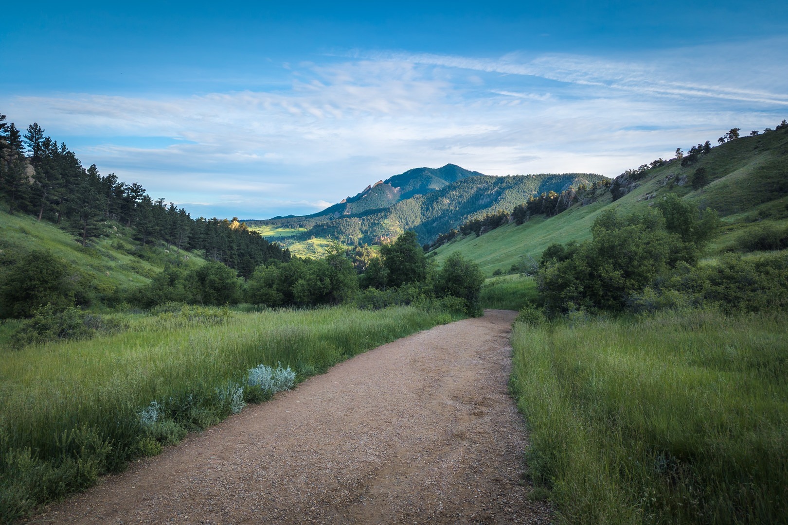The Sanitas Valley and Dakota Ridge trails offer beautiful and varied views.