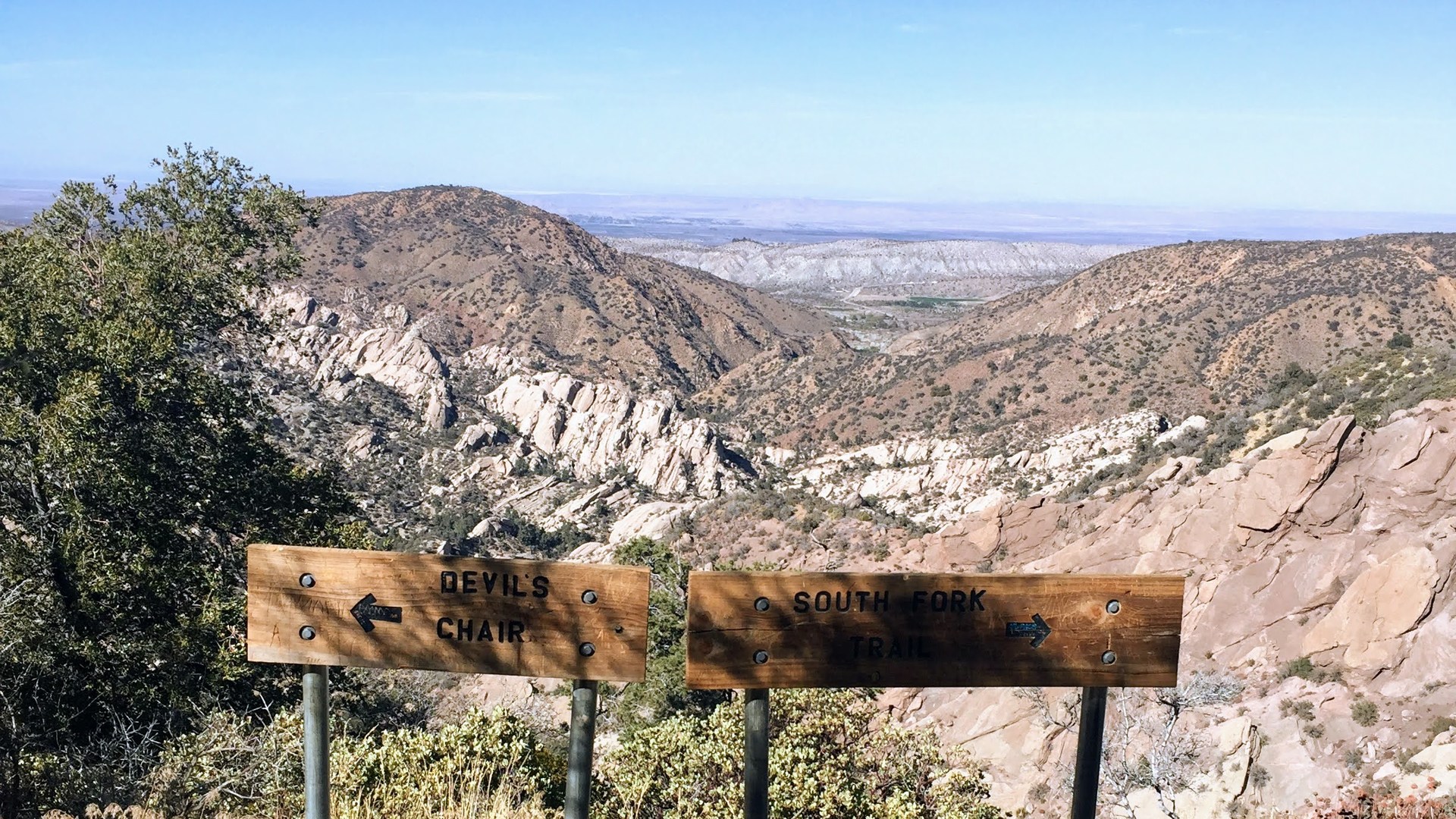 Devil's Chair trail.