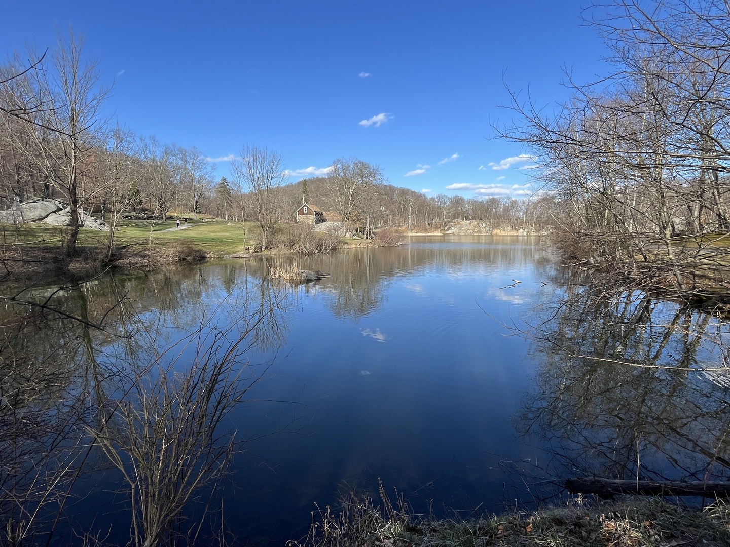 View of Cantys Lake from trail.