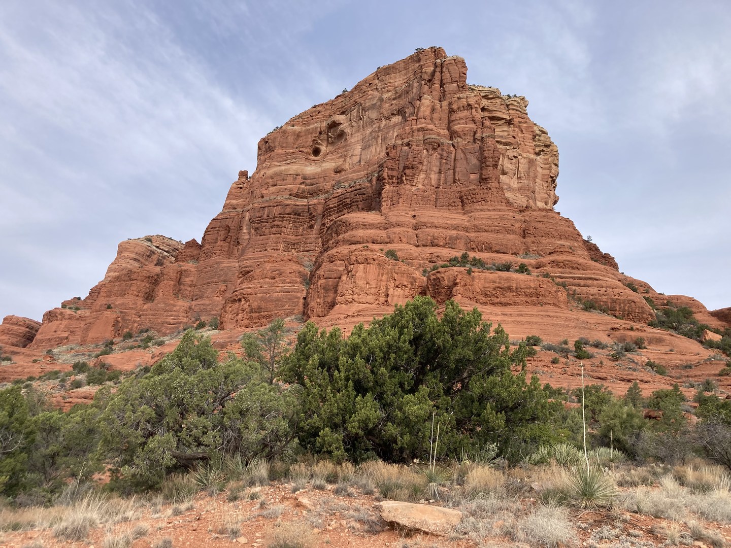 View of Courthouse Butte from the Big Park Loop.