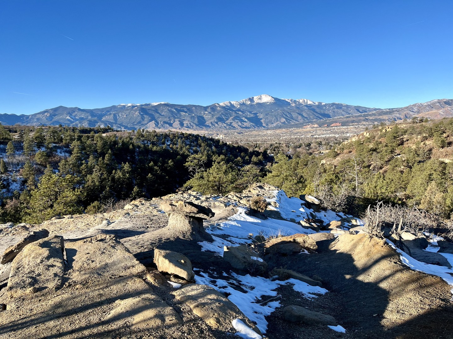 Pikes Peak in the distnace.
