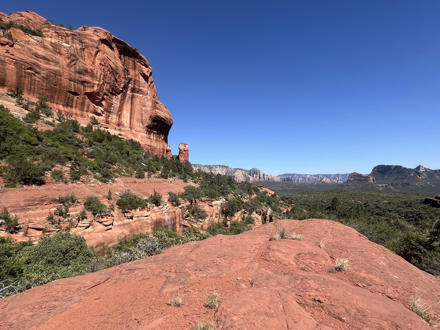 Looking out from HS Canyon.