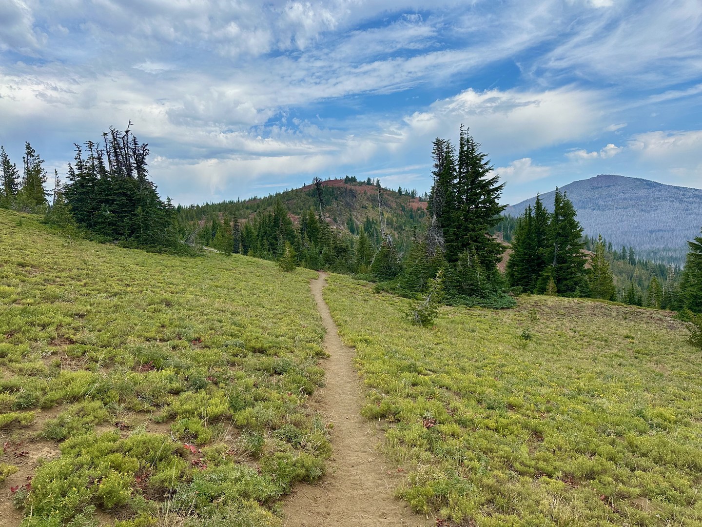 Beautiful hiking just before the lake.