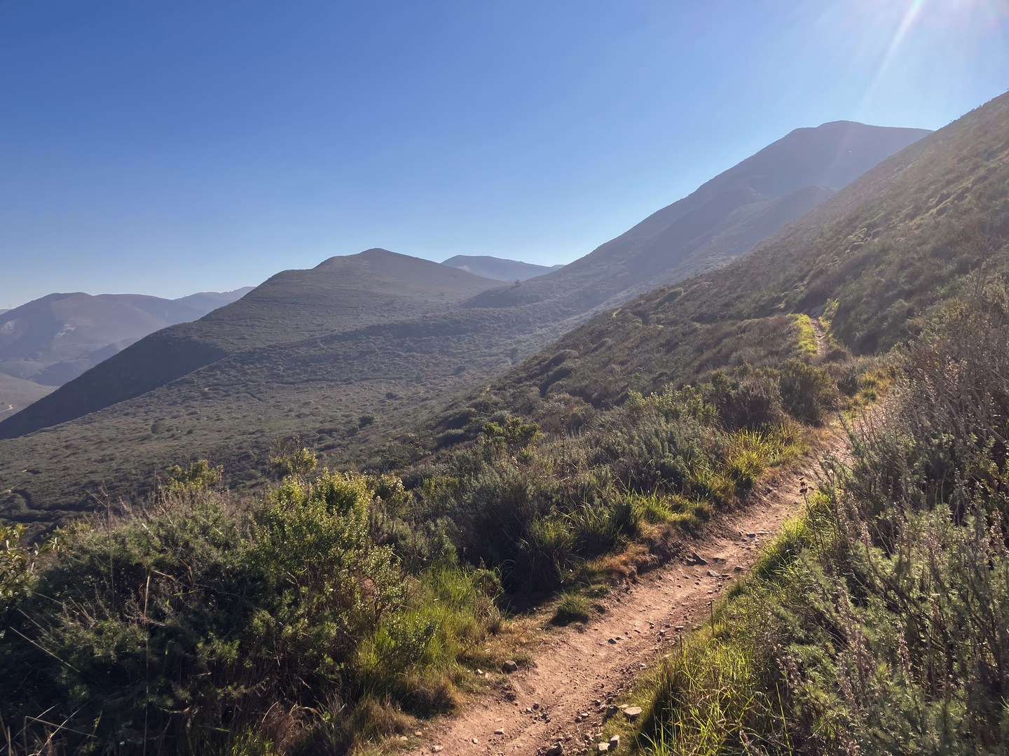 Excellent views to the east.