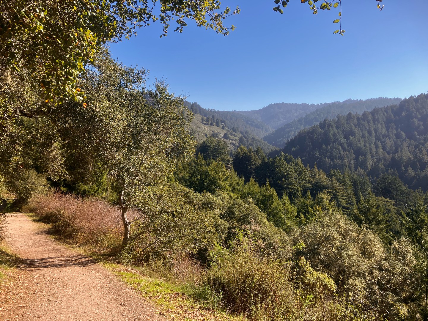 Scenic vistas in the upper reaches of the route.