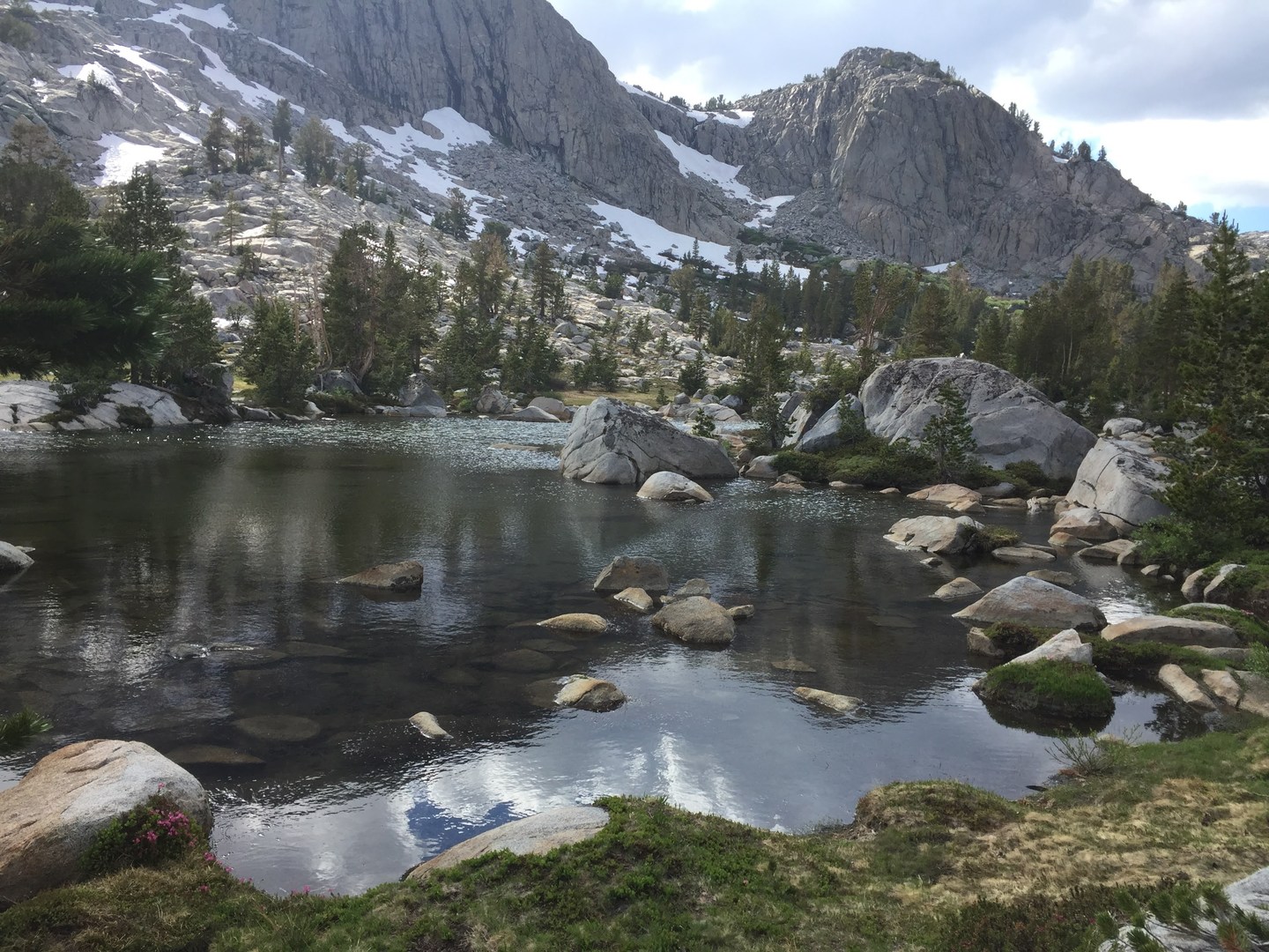 South side of Donohue Pass