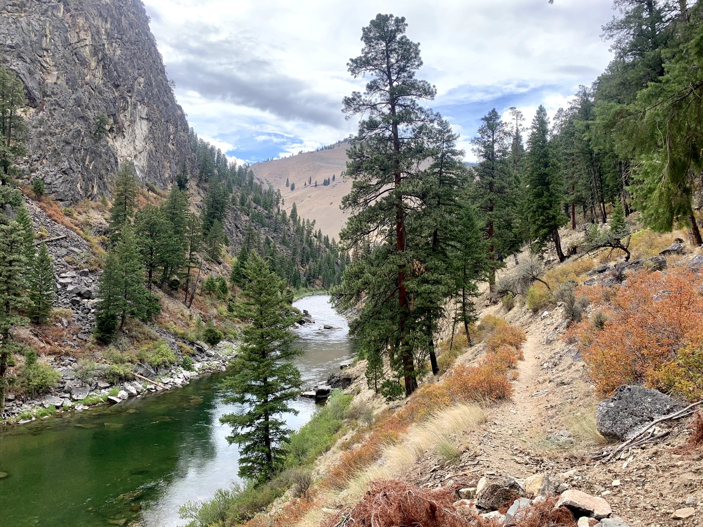 Middle Fork Trail - south of Marble Creek.