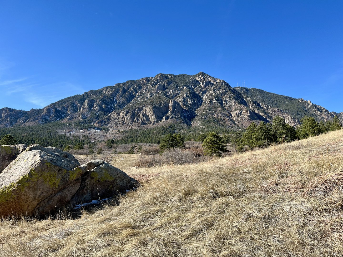 Cheyenne Mountain.