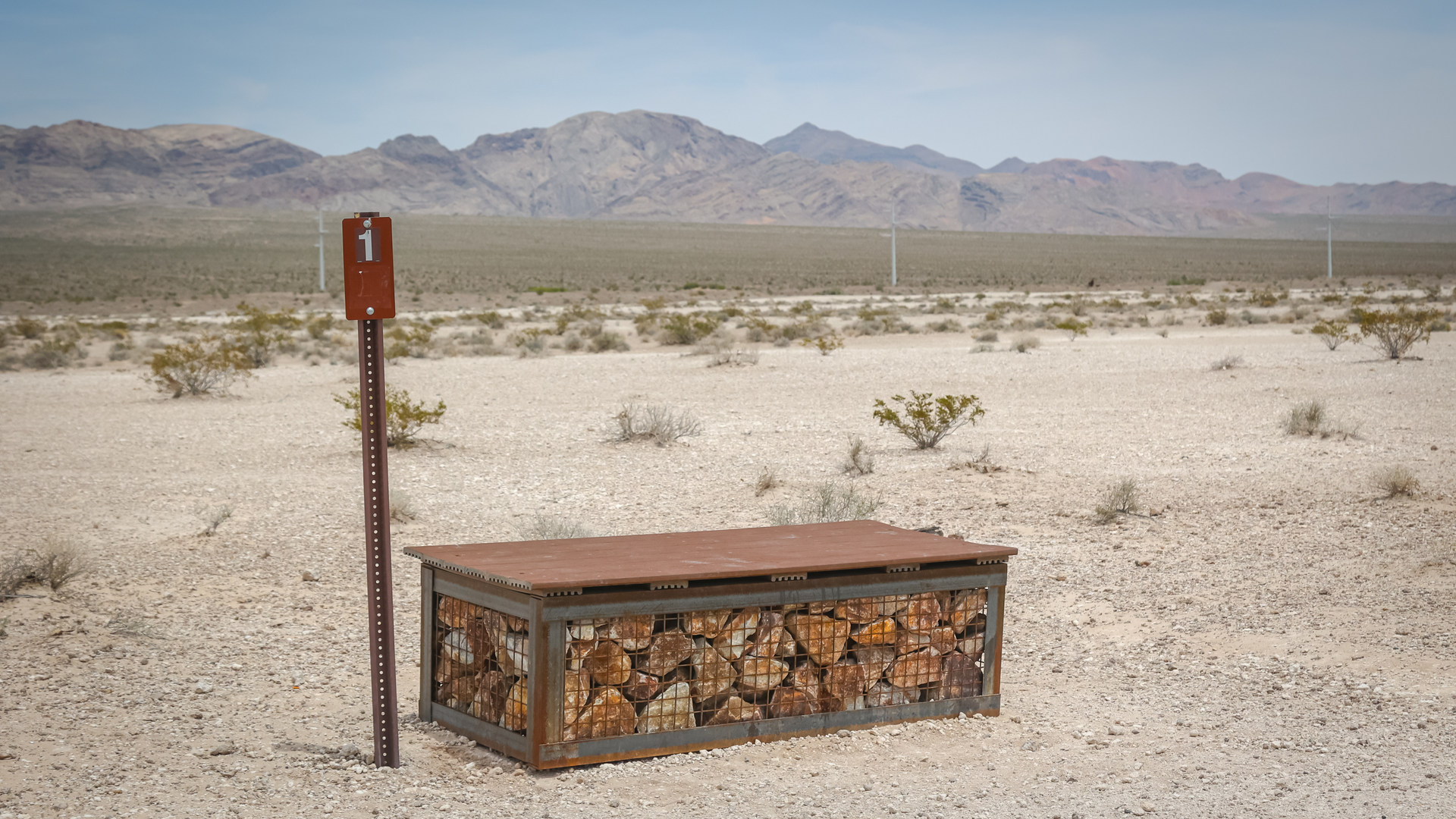 Markers along the way correspond to self guided tour points.