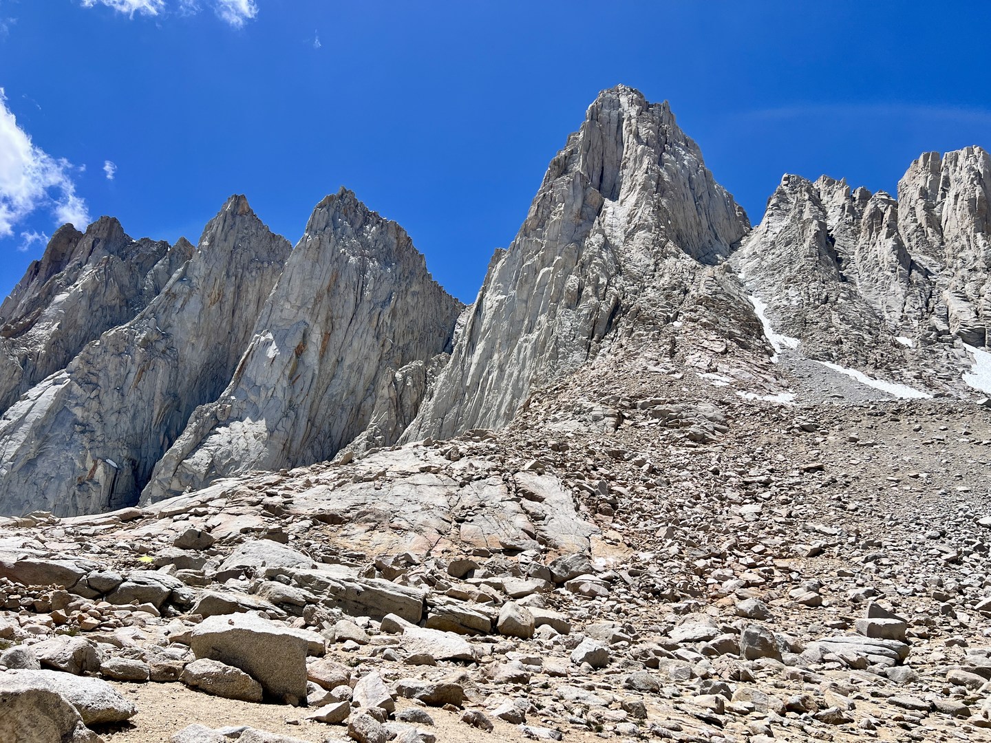 View of the chute from Iceberg Lake