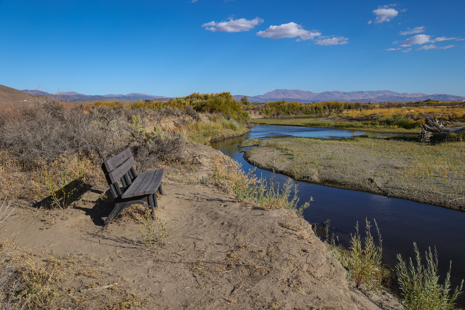 Bently Heritage Trail overlooking the Carson River.