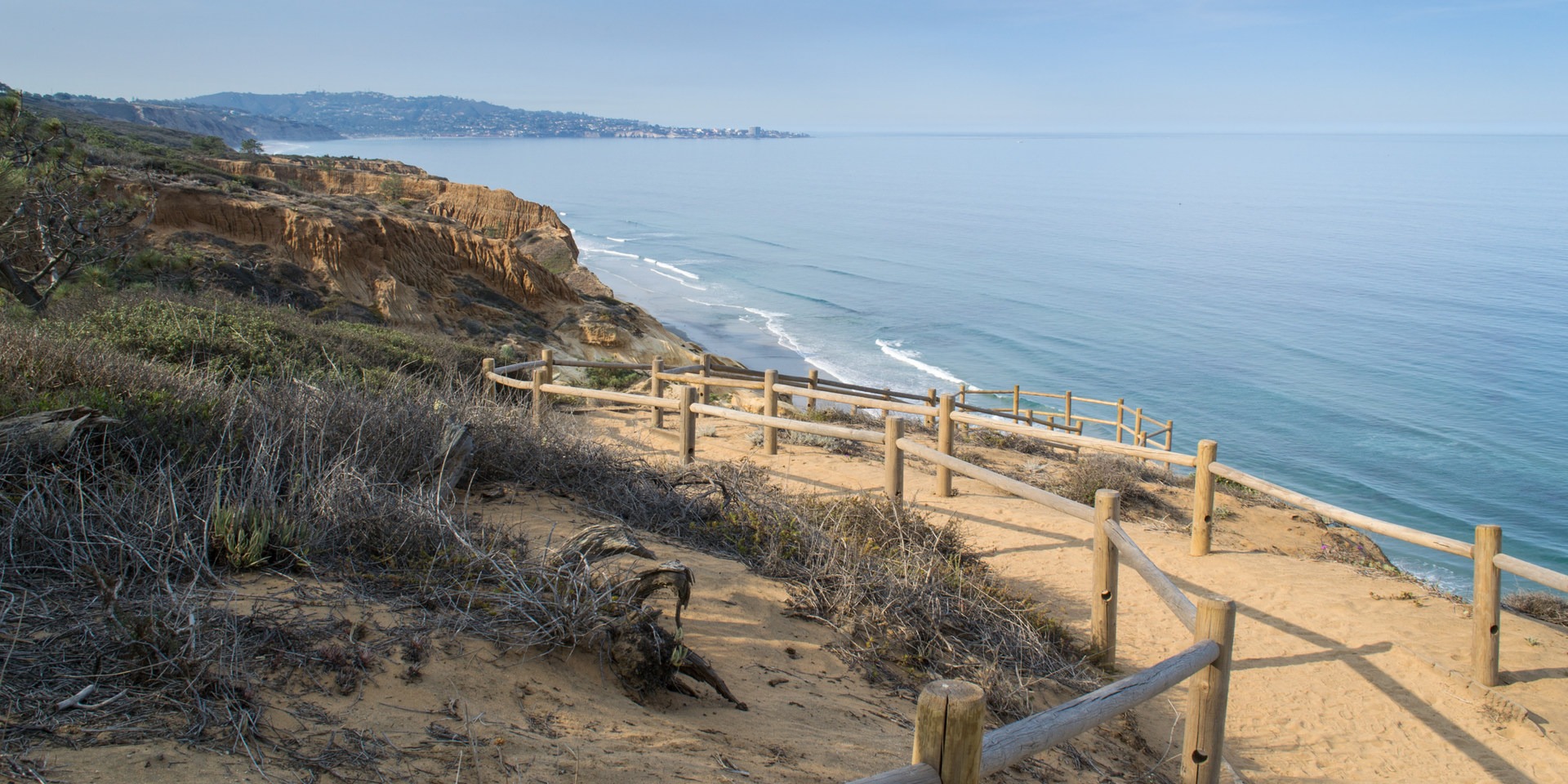 Razor Point Trail in Torrey Pines State Natural Reserve.