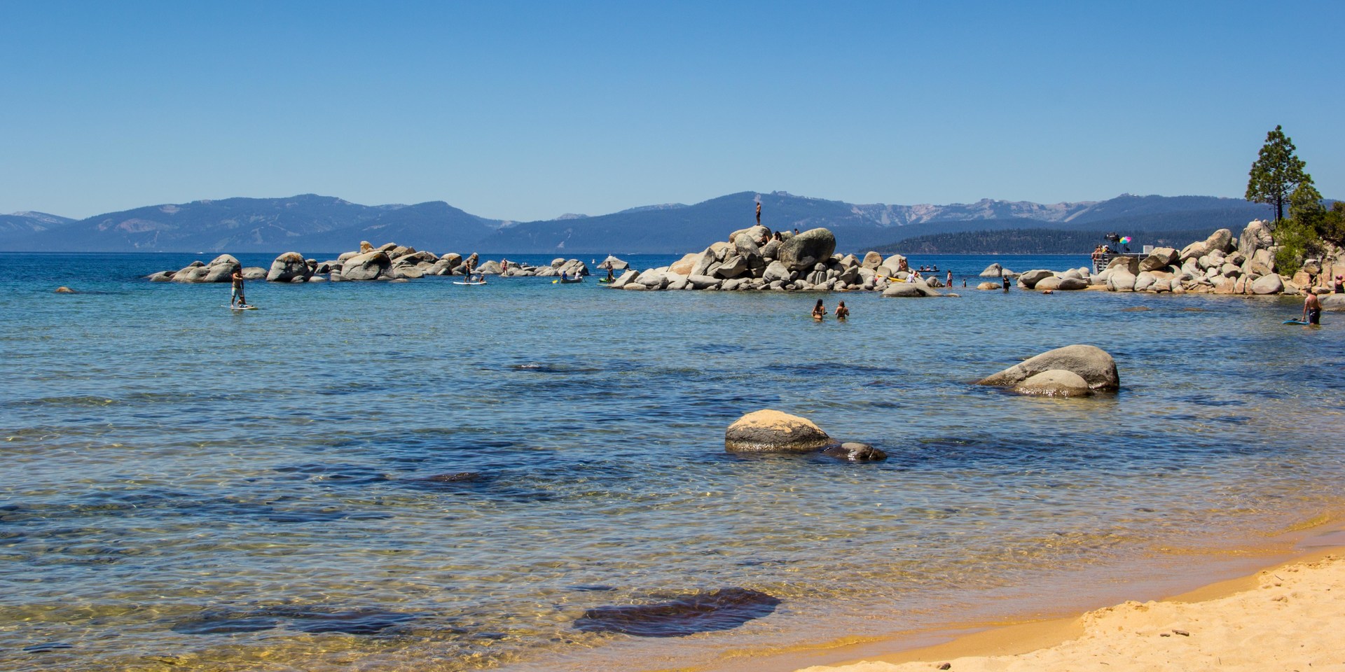 Speedboat Beach On Lake Tahoe. Photo by Aron Bosworth.