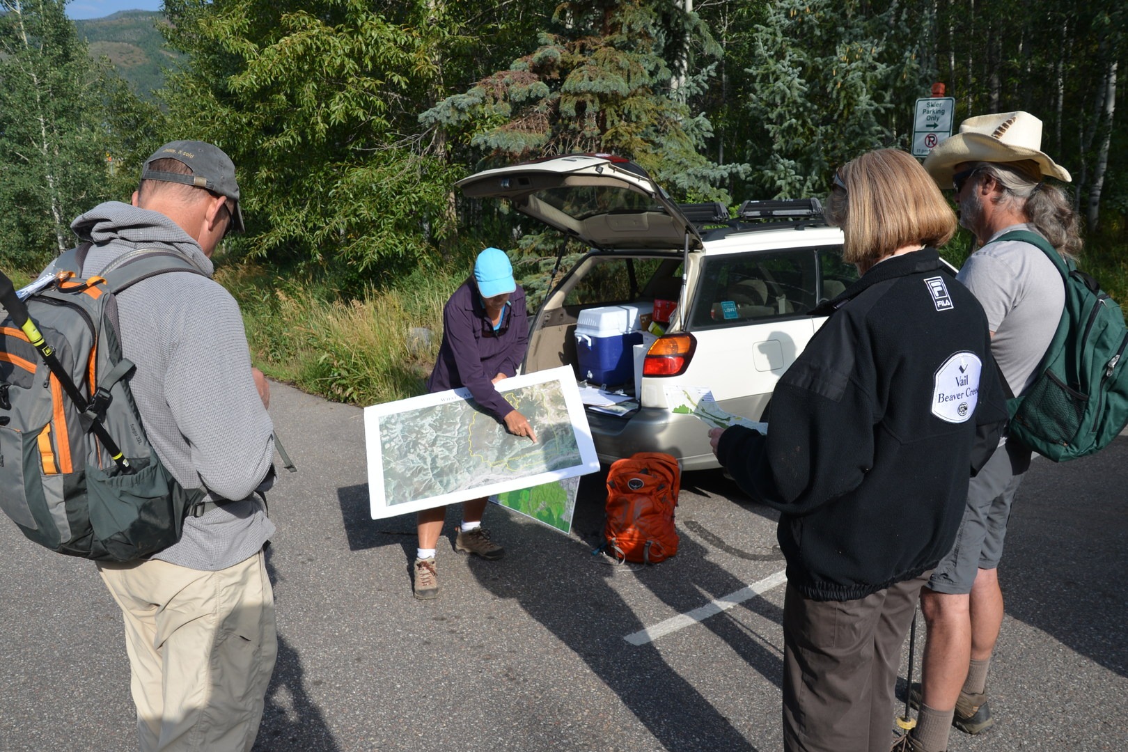 Susie giving an introduction to the proposed wilderness and why it's important