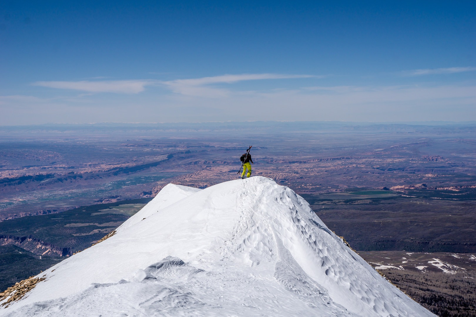 On top of Mt. Mellenthin in the La Sal Mountains