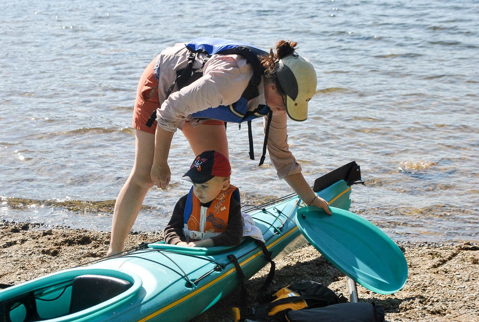 Kayaking in the Finger Lakes.