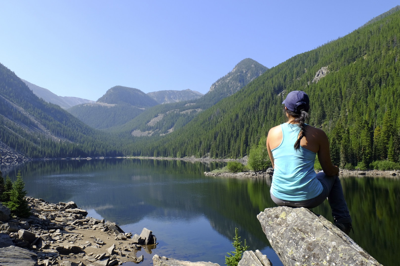 Lava Lake in Gallatin Canyon.