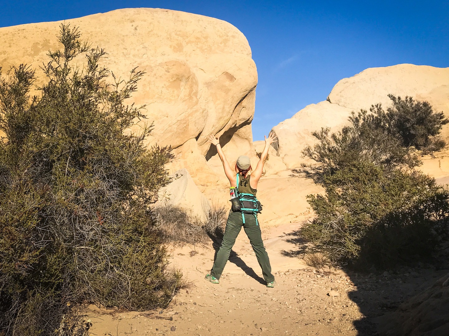 The Tour WSD sits perfectly against your lower back so you can hike or trail run in comfort.