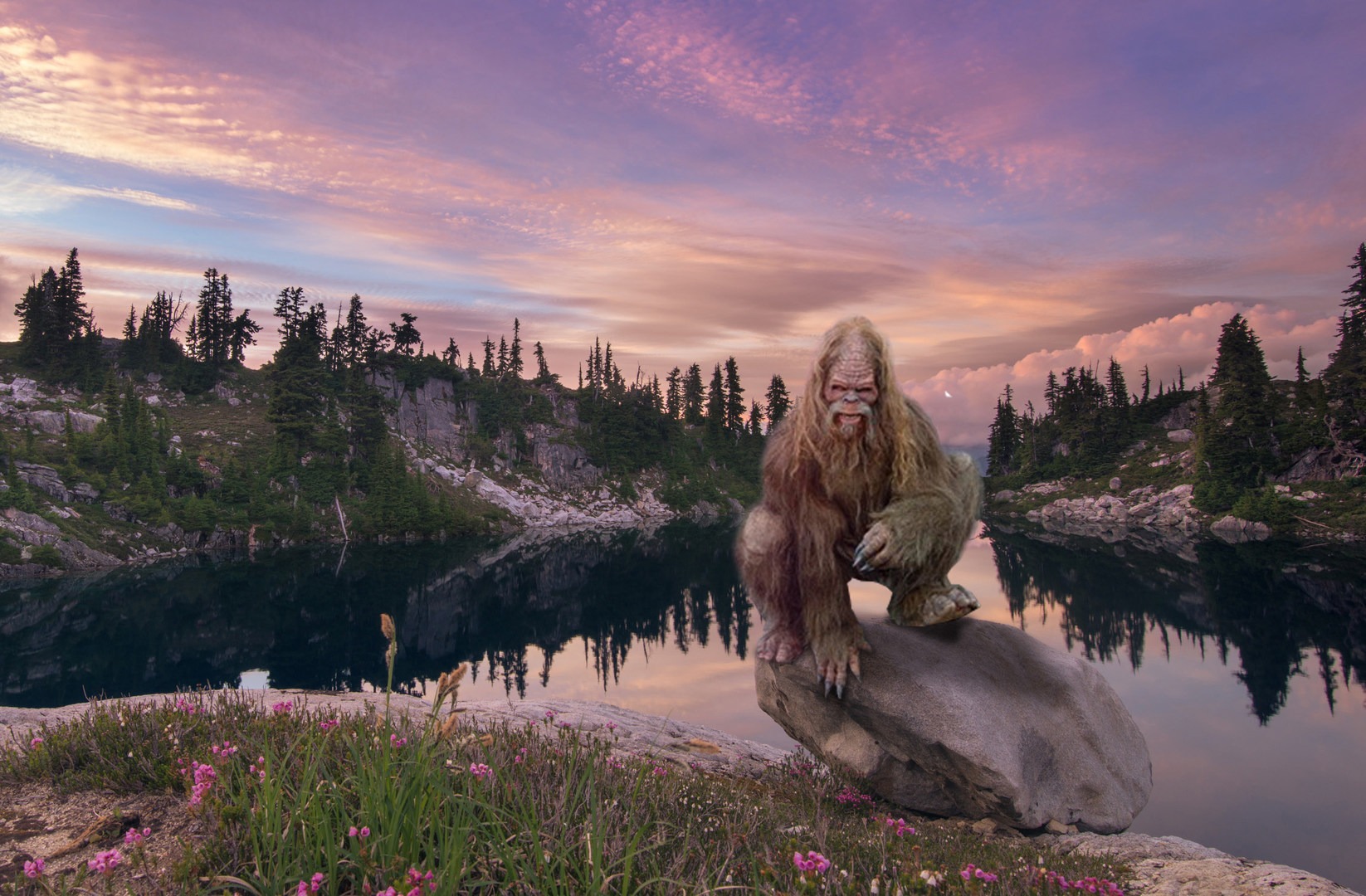 Sasquatch at Cyclone Lake.