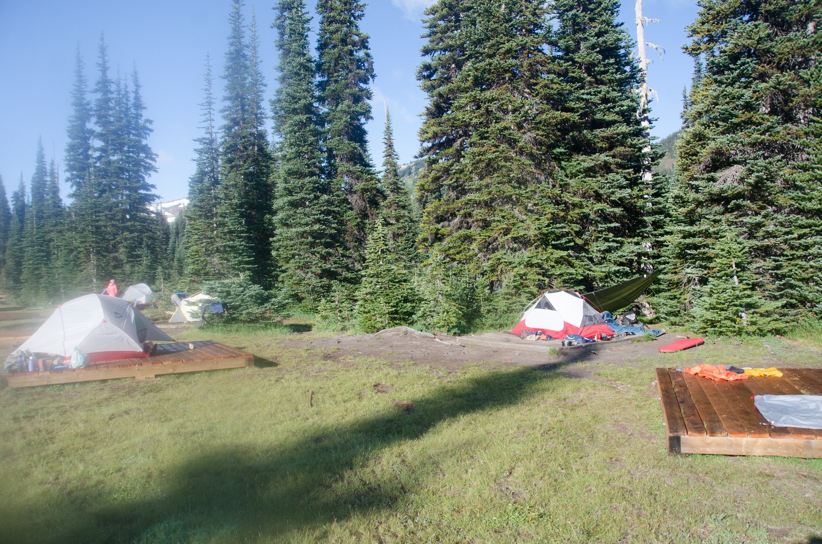 Helm Creek campsite.