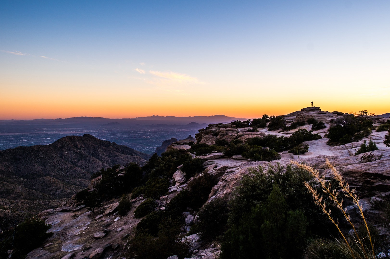 Atop Mount Lemmon's Windy Vista Point in Arizona.