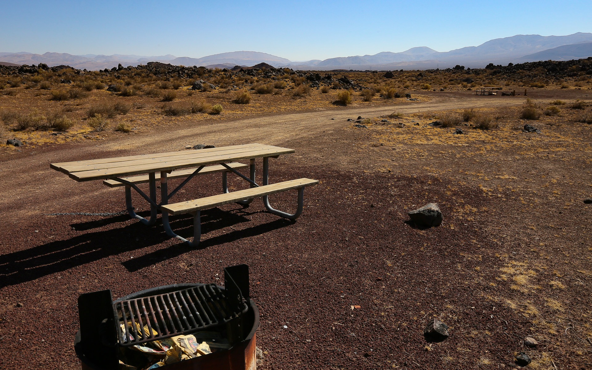 Fossil Falls Campground Outdoor Project